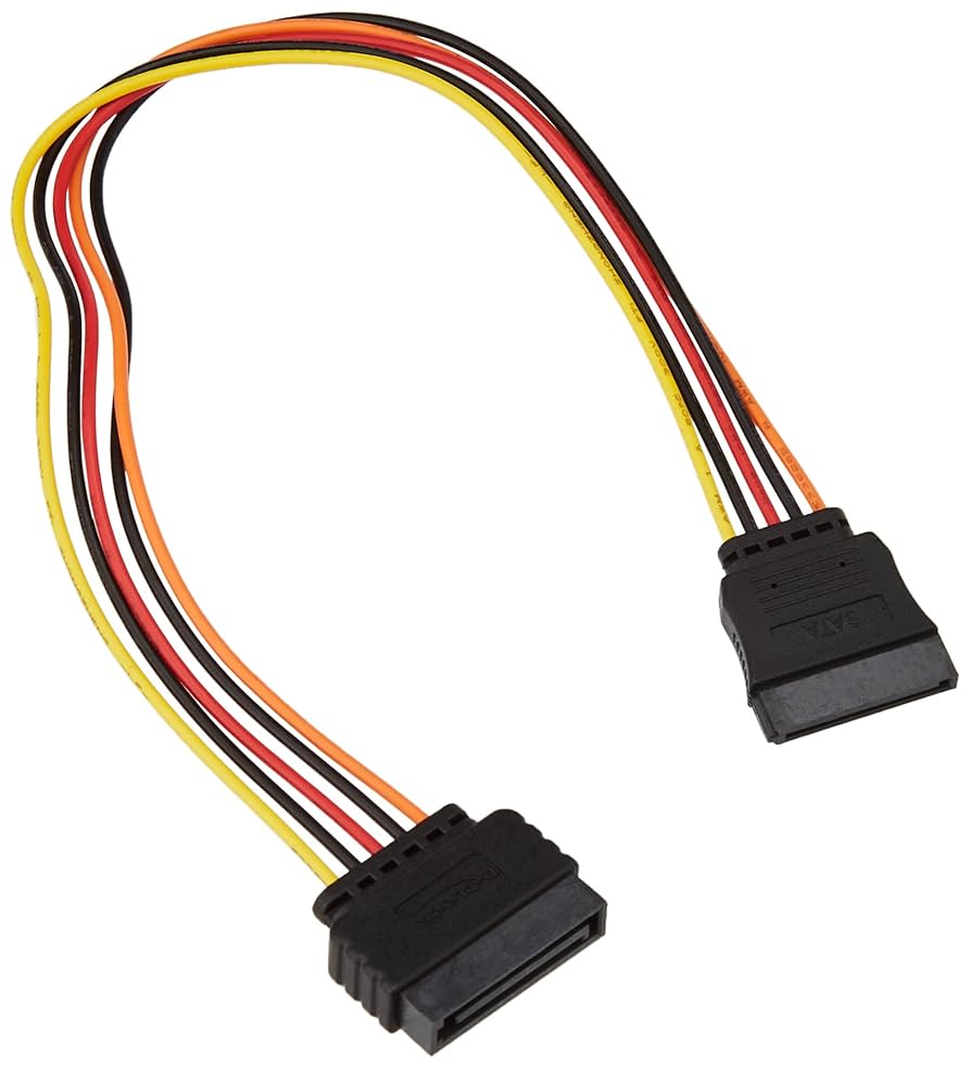 Amazon.com: DeLOCK Cable Power SATA 15 Pin Male to SATA 15 P
